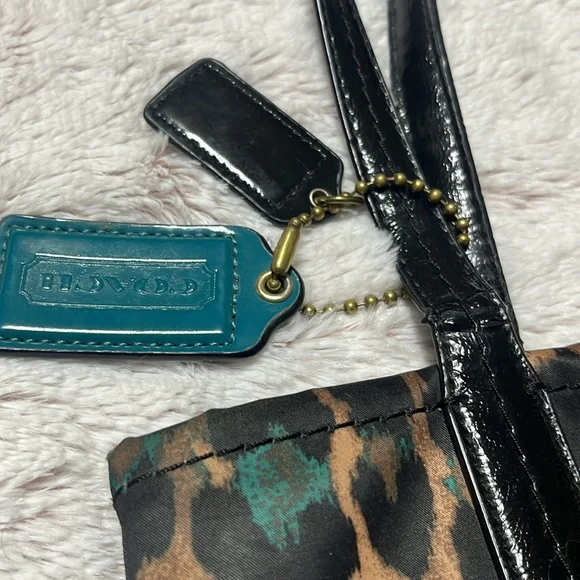 Coach leopard tote bag - Picture 6 of 9